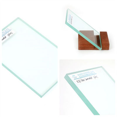 Un verre stratifié transparent de 6,38 mm - 25,52 mm pour fenêtre / porte / rideau mural