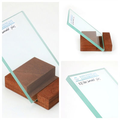 6.76mm 8.76mm verre de contrôle du son de qualité A verre stratifié transparent pour fenêtre / porte