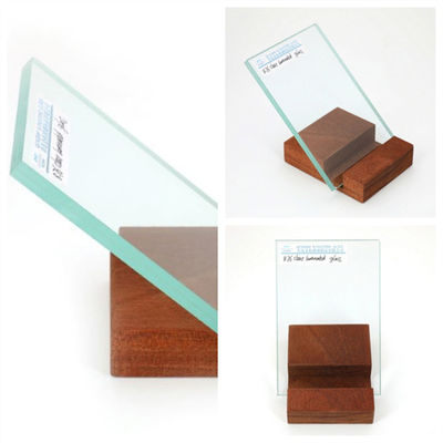 3 mm + 3 mm Glace flottante laminée transparente Isolation thermique Taille personnalisée Épaisseur