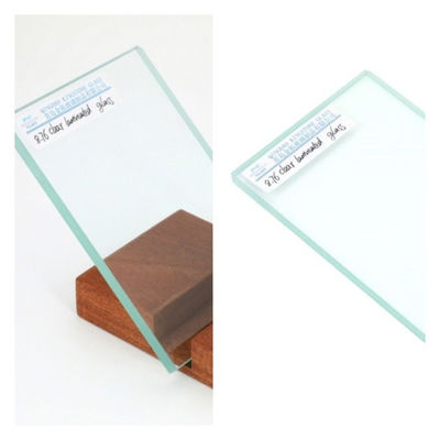 6+6mm verre de contrôle du son de qualité A verre stratifié transparent pour fenêtre / porte