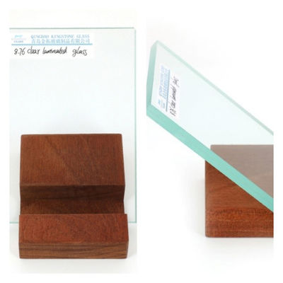 4 mm + 4 mm verre stratifié insonorisé transparent de catégorie A pour les cloisons de fenêtres