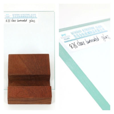 5 mm + 5 mm de verre stratifié transparent personnalisé de qualité CE AS/NZS 2208