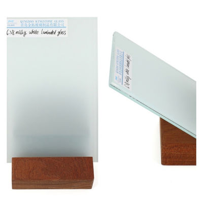 Vitre laminé de protection anti-UV blanc et laiteux CE AS/NZS 2208 Certifié