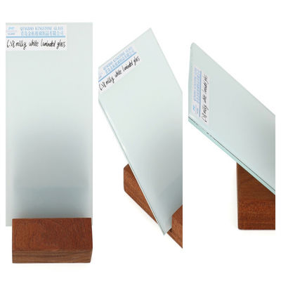 3+3 mm de verre stratifié blanc laiteux de catégorie A CE AS/NZS 2208 Certifié SGS