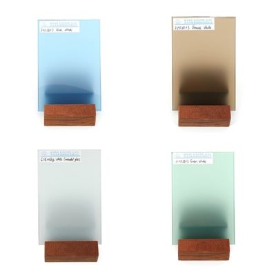 Isolation acoustique Vitre stratifié de couleur blanche résistant aux intempéries 6,38 mm d'épaisseur