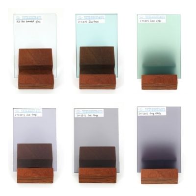 Le verre de sécurité de couleur de 6,38 mm est fabriqué avec du verre flottant et une haute durabilité PVB
