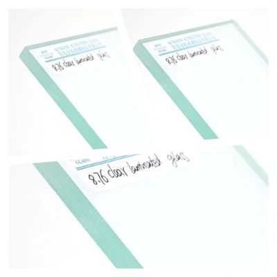 Le verre flottant PVB transparent laminé trempé haute sécurité 4,38 mm - 25,52 mm