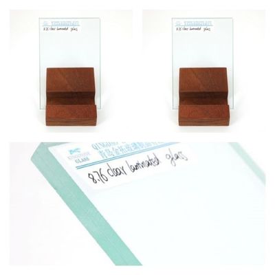 CE SGS AS/NZS 2208 Verre stratifié transparent pour bâtiment / fenêtre / porte d'architecture
